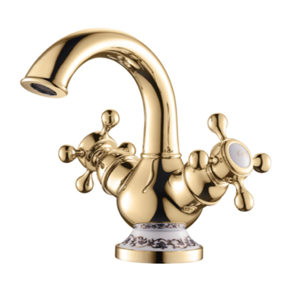 Смеситель для раковины Gerhans золотой (K11001G) Смеситель для раковины Gerhans золотой (K11001G)