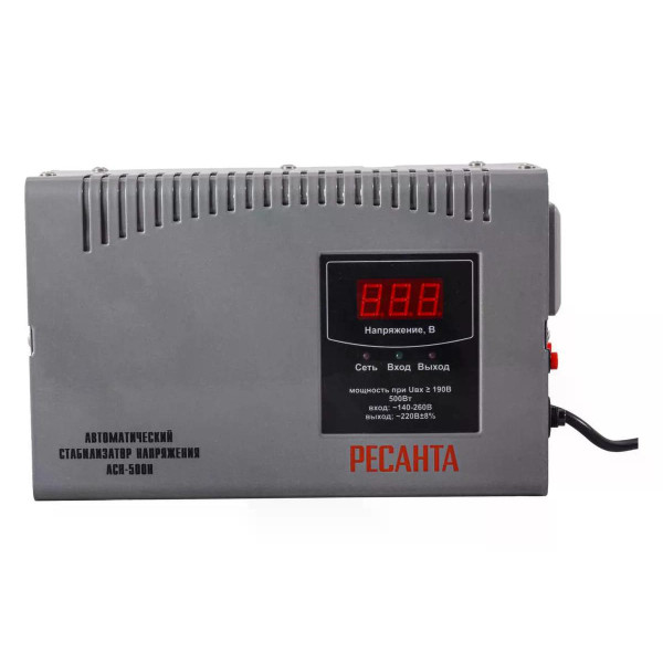 Стабилизатор напряжения Ресанта АСН-500Н (63/6/63)