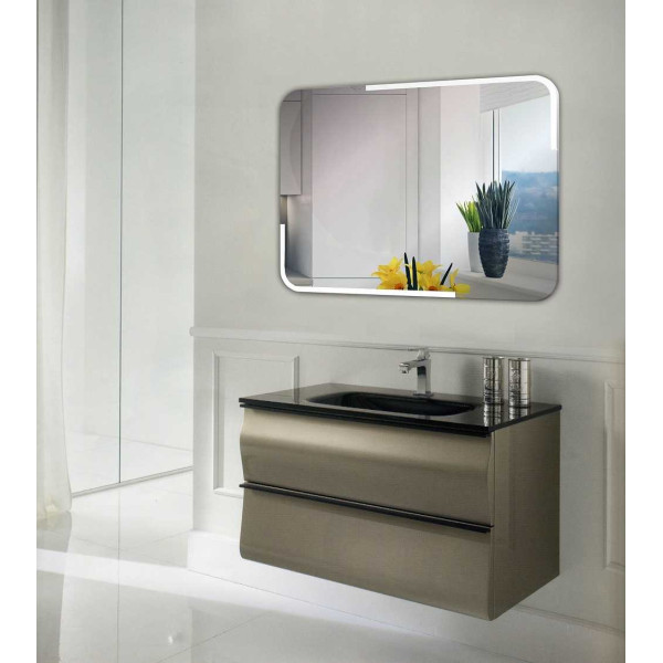 Зеркало Континент Raison 100х70 с LED подсветкой и сенсорным выключателем Зеркало Континент Raison 100х70 с LED подсветкой и сенсорным выключателем