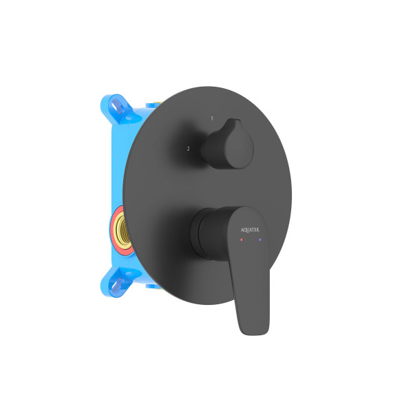 Смеситель для ванны Aquatek Бетта черный матовый (AQ1146MB) Смеситель для ванны Aquatek Бетта черный матовый (AQ1146MB)