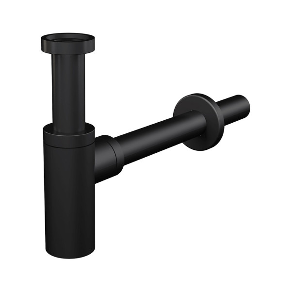 Сифон для раковины Alcaplast DN32 Design круглый черный матовый (A400BLACK)