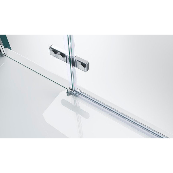 Душевая дверь BelBagno Kraft 100x195 стекло прозрачное, профиль хром (KRAFT-B-12-60/40-C-Cr-R) Душевая дверь BelBagno Kraft 100x195 стекло прозрачное, профиль хром (KRAFT-B-12-60/40-C-Cr-R)