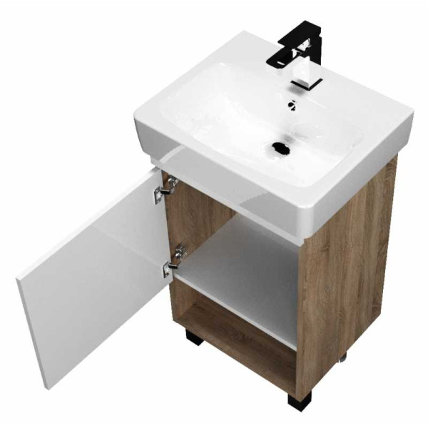 Тумба подвесная 1Marka Tera 600*450*850 дуб Сонома (У76065) Тумба подвесная 1Marka Tera 600*450*850 дуб Сонома (У76065)