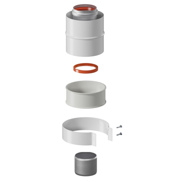Адаптер вертикальный Okseler коаксиальный D60/100 (oks00009)