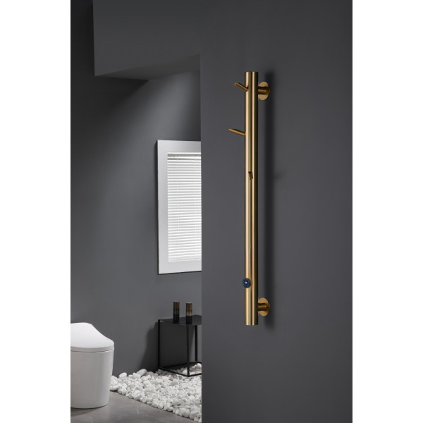 Полотенцесушитель электрический Boheme OAK 201x1500 MG (золото-матовый) (724-MG)