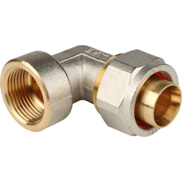 Соединение угловое 20*3/4"В Stout (обжим) SFS-0007-003420 Соединение угловое 20*3/4"В Stout (обжим) SFS-0007-003420