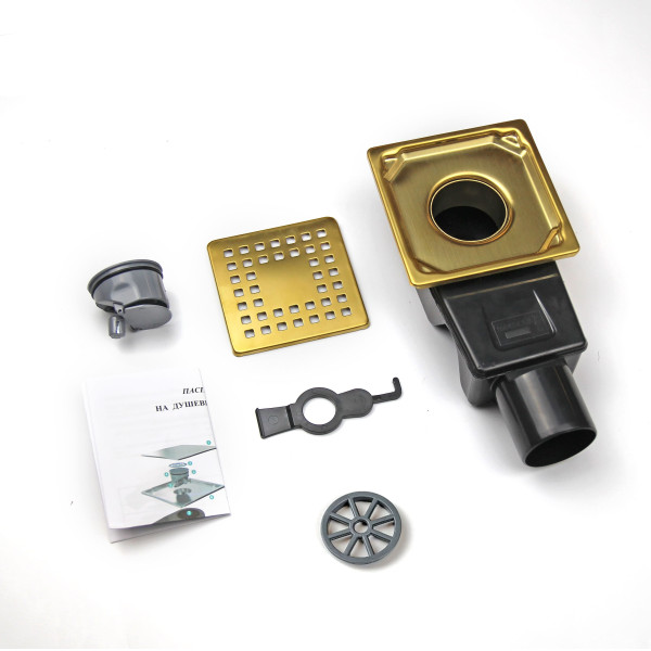 Душевой трап RGW Drain Leo 1000 золотой (60210110-06) Душевой трап RGW Drain Leo 1000 золотой (60210110-06)