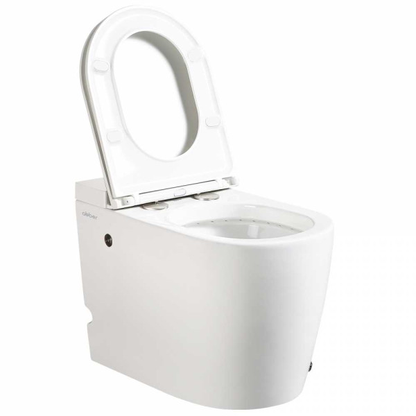Унитаз напольный Abber Bequem с импульсным смывом, белый (AC1114P)