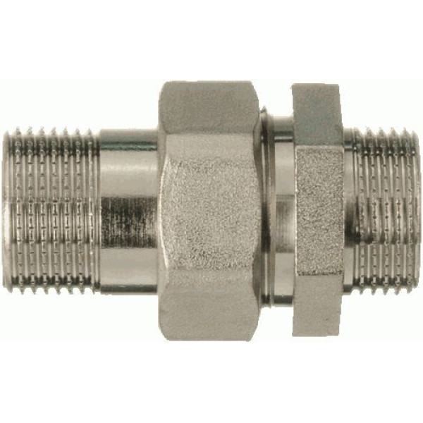 Сгон прямой 3/4" НН TeRma (никель) (06272)