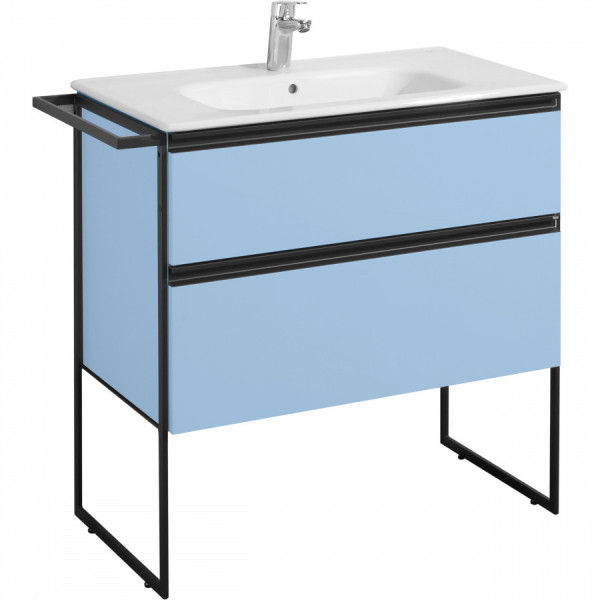 Опора c полотенцедержателем Roca Domi 796x430x10 1 штука черная (A816831485)