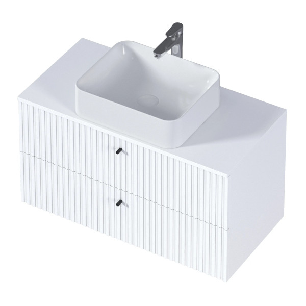 Тумба подвесная 1Marka Desire 900x500x487 белый (Ц0000026595)