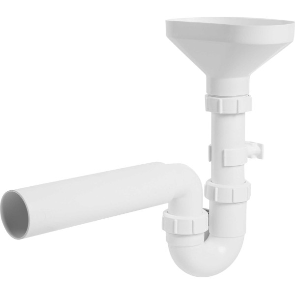 Сифон McAlpine 40 мм. трубный с разрывом потока / струи (HC7-FUN)