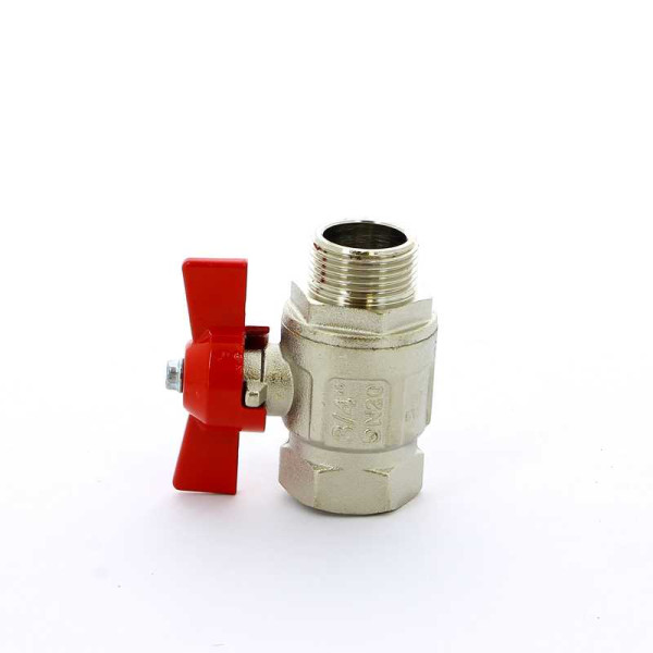 Кран Itap 3/4" ВН шаровый Ideal (красная бабочка) (0930034) Кран Itap 3/4" ВН шаровый Ideal (красная бабочка) (0930034)