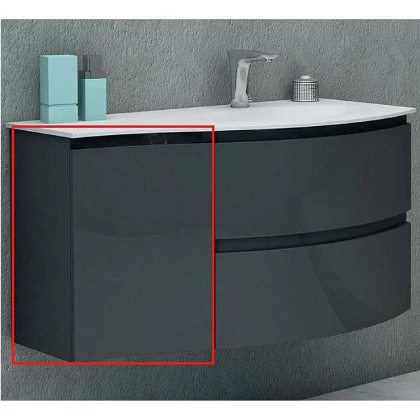 Пенал подвесной Cezares Vague 34x55 Antacite (44229) Пенал подвесной Cezares Vague 34x55 Antacite (44229)