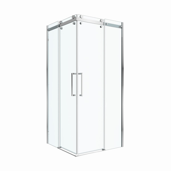 Душевой уголок BelBagno Marino 90x90x195 стекло прозрачное, профиль хром глянцевый (MARINO-2-A-2-90-C-CR)