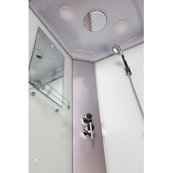 Душевая кабина Classic 90x90 стекло матовое, профиль хром матовый (NG-2308-14) Душевая кабина Classic 90x90 стекло матовое, профиль хром матовый (NG-2308-14)