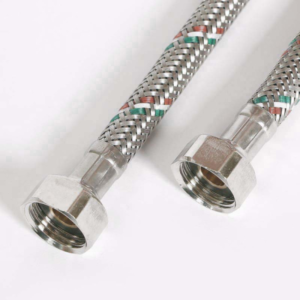 Подводка гибкая Uni-Fitt 800 мм 1/2" ВВ DN 8 оплётка из нерж. стали (500S2008) Подводка гибкая Uni-Fitt 800 мм 1/2" ВВ DN 8 оплётка из нерж. стали (500S2008)