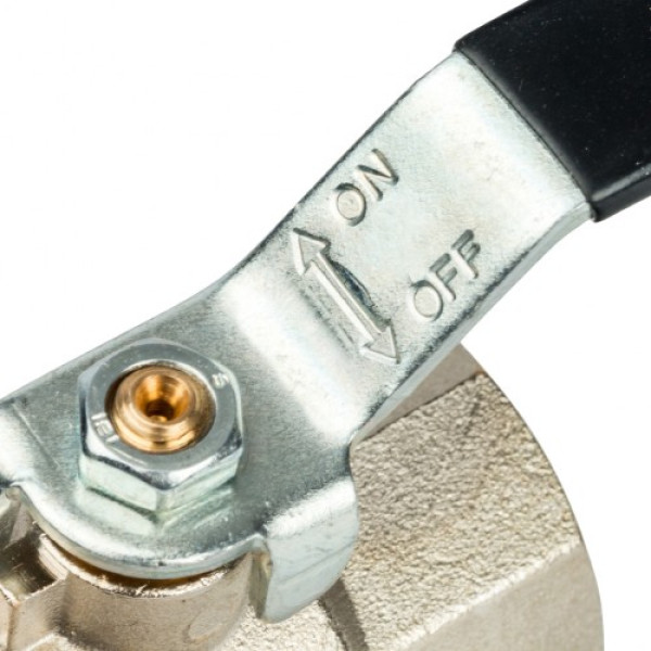 Кран 3/4" ВН шаровый Stout (черная ручка, полнопроходной) SVB-0003-000020 Кран 3/4" ВН шаровый Stout (черная ручка, полнопроходной) SVB-0003-000020