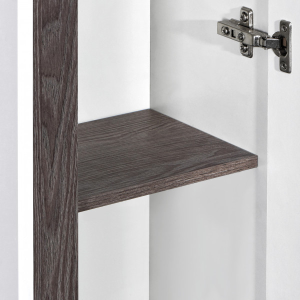 Пенал подвесной Aquaton Рене 310x250x1694 белый, грецкий орех (1.A222.0.03N.RC8.0) Пенал подвесной Aquaton Рене 310x250x1694 белый, грецкий орех (1.A222.0.03N.RC8.0)