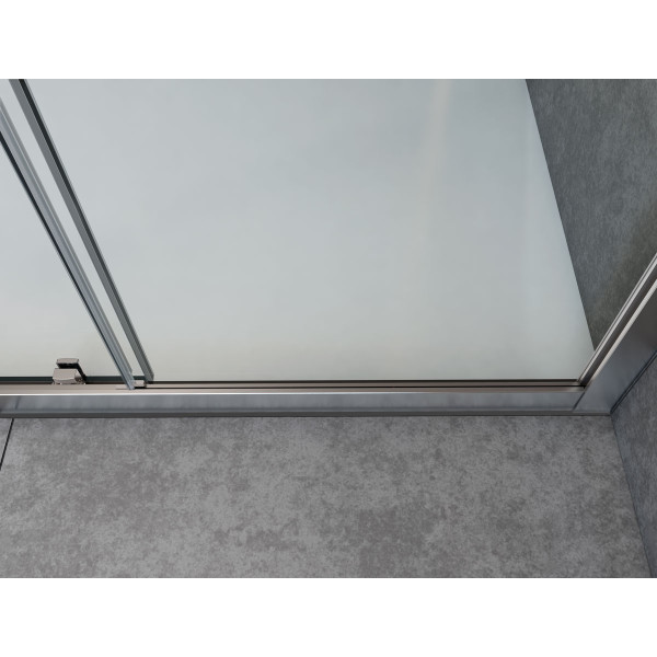 Душевая дверь Vincea Garda VDS-1G2 1700х1900 стекло шиншилла, профиль хром (VDS-1G2170CH)