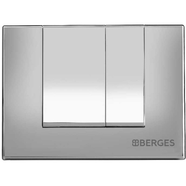 Инсталляция для подвесного унитаза Berges NOVUM S3 с клавишей (040243) хром глянец