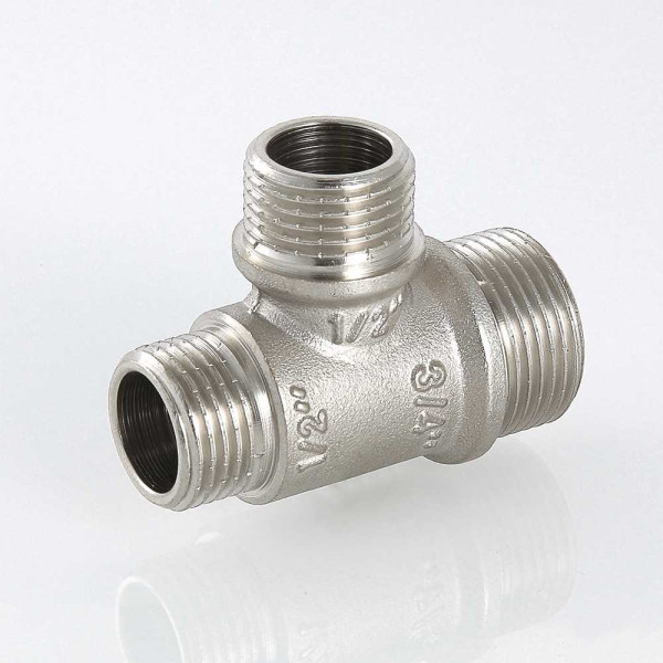 Тройник переходной 3/4"х1/2"х3/4" ННН Valtec (никель) (VTr.131.RN.050405) Тройник переходной 3/4"х1/2"х3/4" ННН Valtec (никель) (VTr.131.RN.050405)