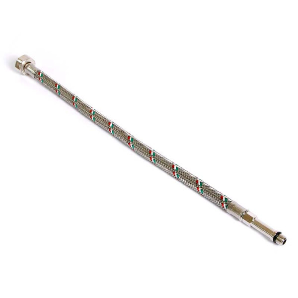 Подводка гибкая для смесителя Uni-Fitt 400 мм (1/2"*МL10х1 удл. штуцер DN 8 оплётка из нерж. стали (503S2804) Подводка гибкая для смесителя Uni-Fitt 400 мм (1/2"*МL10х1 удл. штуцер DN 8 оплётка из нерж. стали (503S2804)