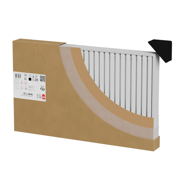 Радиатор стальной трубчатый Royal Thermo Shift Q30 VC2050 (8 секций) ниж. подкл. (белый RAL 9016) (Q30-VC2050.08.9016)