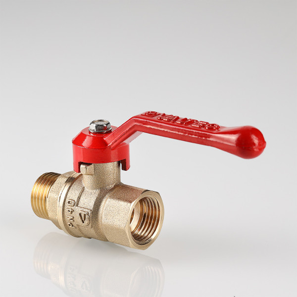 Кран 1/2" ВН шаровый Valtec Стандарт без покрытия (красная ручка) VT.121.GN.06 Кран 1/2" ВН шаровый Valtec Стандарт без покрытия (красная ручка) VT.121.GN.06