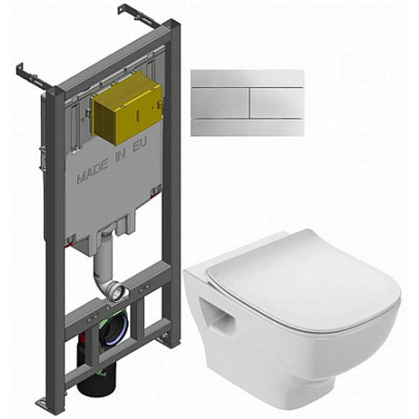 Комплект инсталляция с унитазом Jacob Delafon Struktura с сиденьем Микролифт и клавишей смыва хром (E21747RU-00) Комплект инсталляция с унитазом Jacob Delafon Struktura с сиденьем Микролифт и клавишей смыва хром (E21747RU-00)