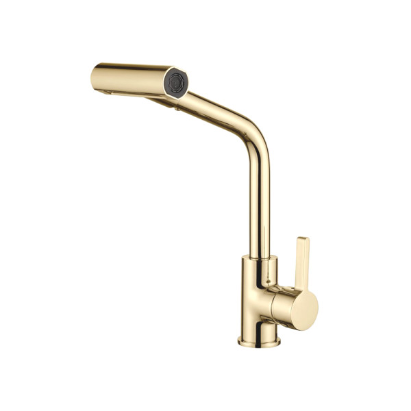 Смеситель для кухни Ledeme золотой (L4099G-4) Смеситель для кухни Ledeme золотой (L4099G-4)