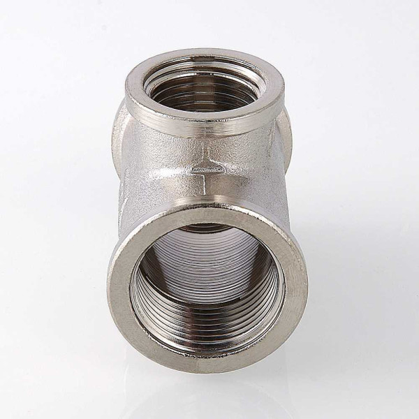 Тройник переходной 1 1/4"х1"х1 1/4" Valtec (никель) (VTr.750.N.0706) Тройник переходной 1 1/4"х1"х1 1/4" Valtec (никель) (VTr.750.N.0706)
