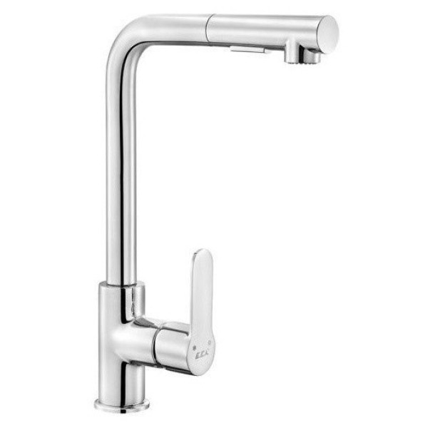Смеситель для кухни E.C.A. Nita с выдвижным изливом хром (102118128EX)