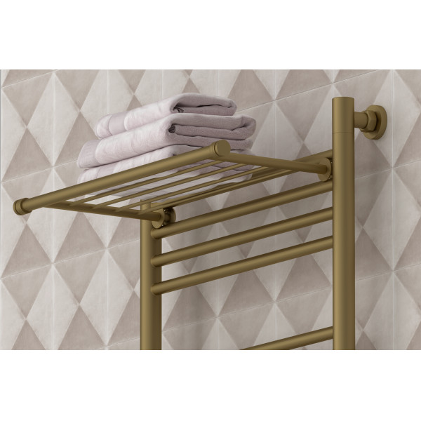 Полка для полотенцесушителя Сунержа 4П 470 мм матовое золото (032-2012-4470)