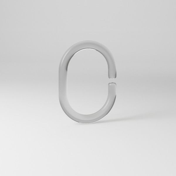 Кольцо для текстильных шторок для ванны Iddis Optima Home 60x40x5 прозрачный (RID012P)