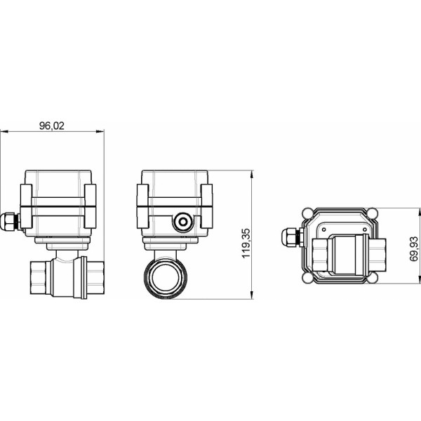 Комплект Gidrolock Standard Bugatti 3/4" (35201022)