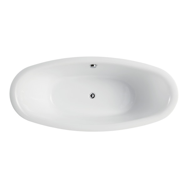 Ванна акриловая Swedbe Vita 170х80х65 отдельностоящая белый (8805) Ванна акриловая Swedbe Vita 170х80х65 отдельностоящая белый (8805)