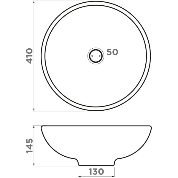 Раковина накладная Omoikiri Hitomi BL Marble 41x41x14,5 BL Marble (4972077)