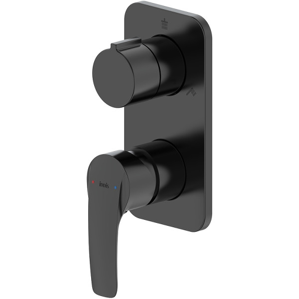 Душевая система Iddis Ray встраиваемая черная (RAYBL00i68)