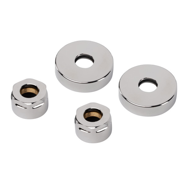 Набор подключения Royal Thermo Design 3/4" ЕК - 15 мм (хром) (RAAKD11534CH)