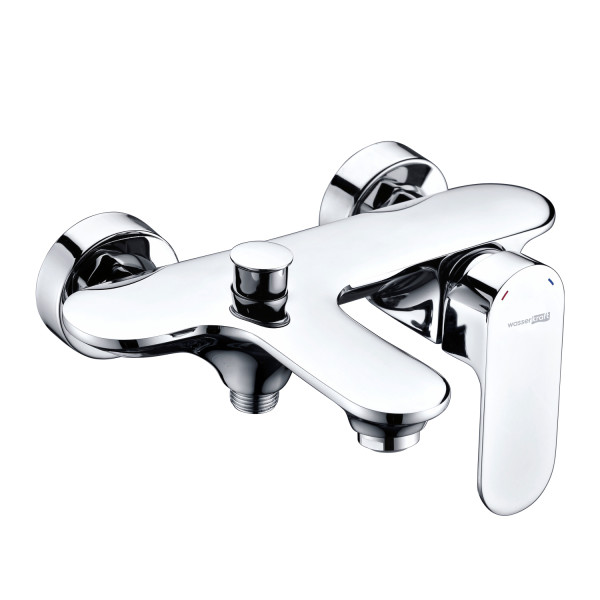 Смеситель для ванны и душа WasserKRAFT Dinkel с коротким изливом (5801)