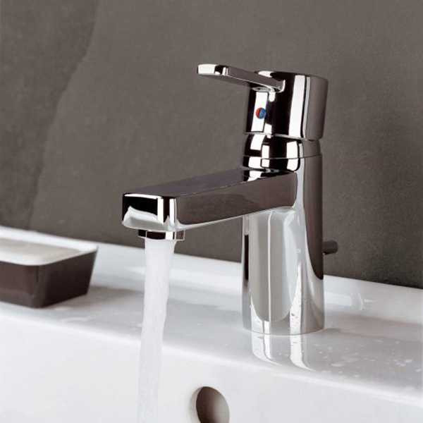 Смеситель для раковины Kludi Zenta хром, донный клапан (382500575)