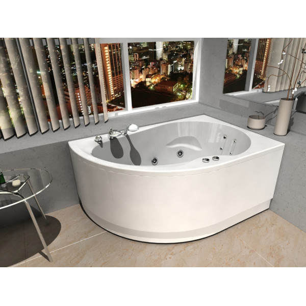 Ванна гидромассажная Акватек Вирго 150х100 НМ (пневматика) правая