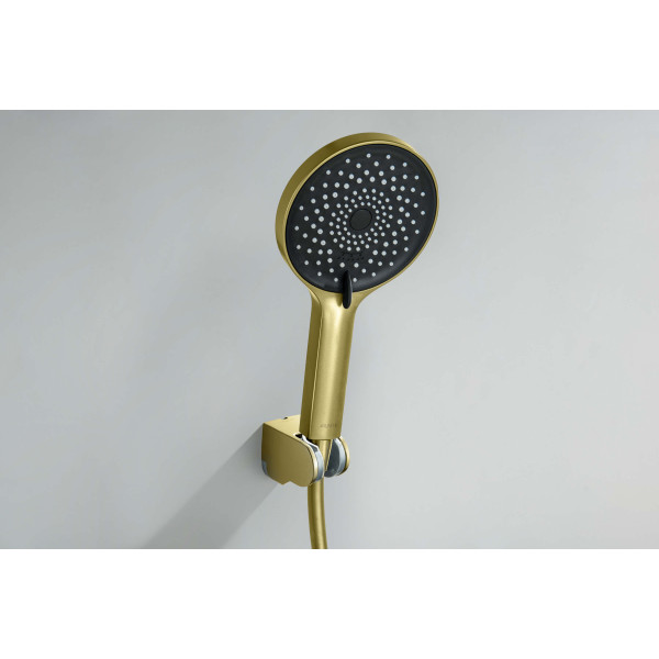 Душевой гарнитур Aquatek Лугано золото шлифованное (AQ2035BG) Душевой гарнитур Aquatek Лугано золото шлифованное (AQ2035BG)