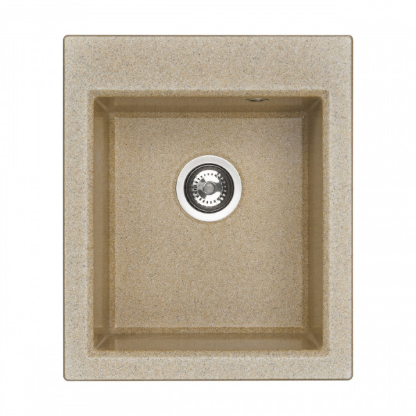 Мойка для кухни врезная Aquaton Линеа 434x517x228 песочный (1.A732.9.32L.W22.0)
