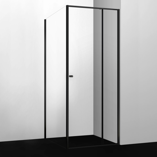 Душевой уголок WasserKraft Dill 100*100*200 стекло прозрачное, профиль черный (61S19) Душевой уголок WasserKraft Dill 100*100*200 стекло прозрачное, профиль черный (61S19)