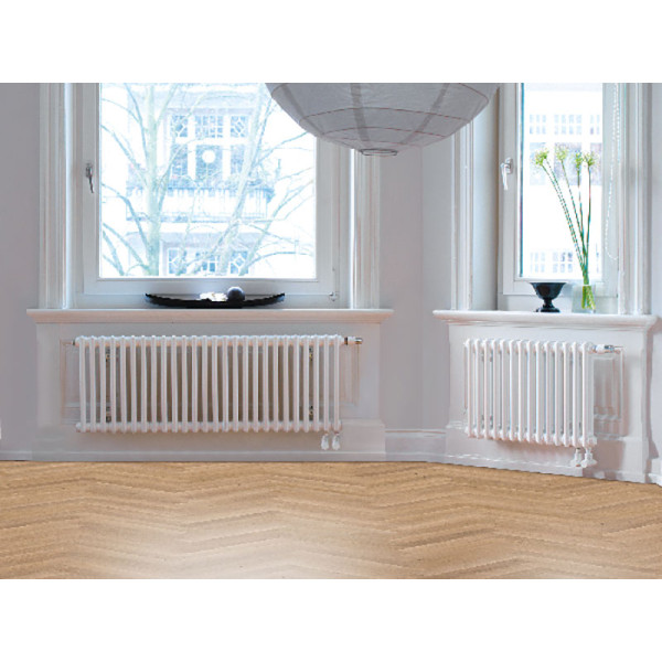 Радиатор стальной Zehnder 3100/9 №1270/7610 9 секций 3/4" RAL 9016 подключение боковое универсальное
