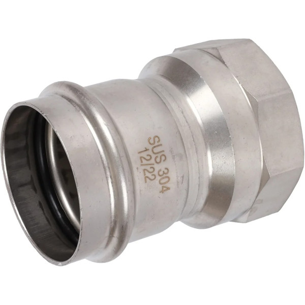 Переход 54х2"В Rommer из нержавеющей стали (пресс) (RSS-0022-000542) Переход 54х2"В Rommer из нержавеющей стали (пресс) (RSS-0022-000542)