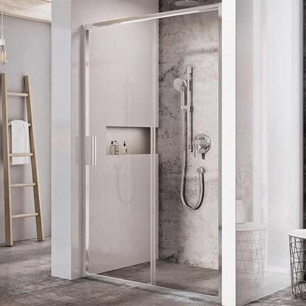 Дверь душевая Ravak Blix Slim BLSDP2-10 100x195 стекло, профиль хром (X0PMA0C0Z1)