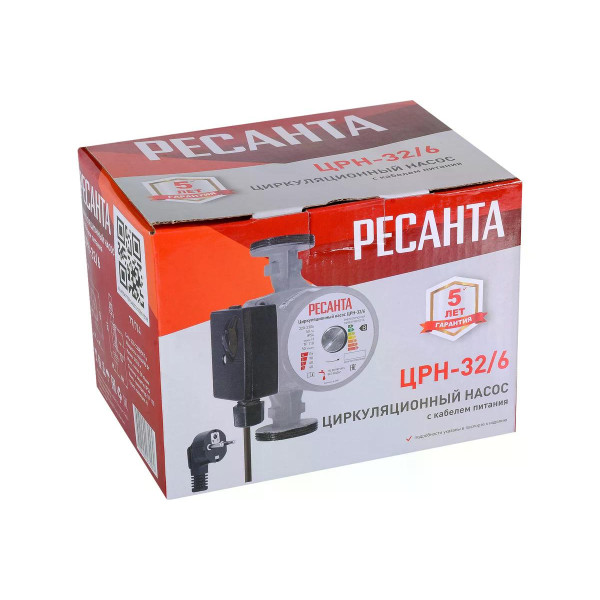 Насос циркуляционный Ресанта ЦРН-32/6 (77/7/4) Насос циркуляционный Ресанта ЦРН-32/6 (77/7/4)